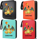 Pokémon Trading Card Binder — Charizard & Pikachu Zipper Collection Album