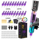 LASTJUDG Tattoo Kit Lightweight Tattoo Pen Kit For Permanent Makeup Tattoo Machine Kit Wireless Tattoo Power Supply Tattoo Kit