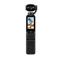 4K Handheld Action Camera HD 180° Rotatable Lens Electronic Anti-shake Pocket Vlog Camera with Fill Light for Outdoor Sports