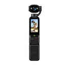 4K Handheld Action Camera HD 180° Rotatable Lens Electronic Anti-shake Pocket Vlog Camera with Fill Light for Outdoor Sports