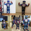 Optimus Prime Muscle Costume for Kids – Padded Transformer Jumpsuit