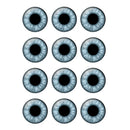 24pcs/bag 14mm Eyes Chips Suitable for Blythe Doll Super Thin Pupil Glass Cabochons DIY Accessories Bulk Items H213