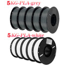 KINGROON 10KG PLA Filament PETG 3D Filament 1.75mm For 3D Printer Filament Bundle Mixed Colors FDM Printing Material Fast Ship