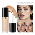Foundation Coverage Concealer Multi-Use Cream Oil Free Long Lasting Hydrating Cover Contour Highlight and Retouch Face Makeup