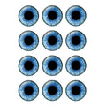 24pcs/bag 14mm Eyes Chips Suitable for Blythe Doll Super Thin Pupil Glass Cabochons DIY Accessories Bulk Items H213