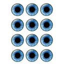 24pcs/bag 14mm Eyes Chips Suitable for Blythe Doll Super Thin Pupil Glass Cabochons DIY Accessories Bulk Items H213