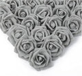 10/20/50Pcs Artificial Foam Rose Flowers PE Fake Flower for Home Room Dceor Wedding Party Halloween Thanksgiving Christmas Decor