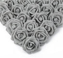 10/20/50Pcs Artificial Foam Rose Flowers PE Fake Flower for Home Room Dceor Wedding Party Halloween Thanksgiving Christmas Decor
