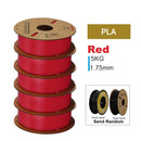 KINGROON 3D Printer Filament PLA PETG TPU ABS 5KG Bundle Black White Gray 1.75mm No Bubbles Plastic 5 Roll 1kg, Random Spool