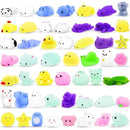 20Pcs Mini Cute Cartoon Animal Stress Relief Toys For Boys Girls Birthday Party Favor Piñata Filler Carnival Kids Party Supplies