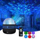 USB LED Night Light Starry Sky Projector Lamp Aurora DC 5V RGB Remote Control Rotating Lighting for Home Party Room Decoration
