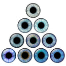 24pcs/bag 14mm Eyes Chips Suitable for Blythe Doll Super Thin Pupil Glass Cabochons DIY Accessories Bulk Items H213
