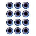 24pcs/bag 14mm Eyes Chips Suitable for Blythe Doll Super Thin Pupil Glass Cabochons DIY Accessories Bulk Items H213