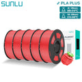SUNLU 5KG Pla Plus 3D Filament PLA+ 1.75mm Neatly Wound Good Toughness Colorful Printer Filaments for FDM 3D Printing Materials