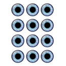 24pcs/bag 14mm Eyes Chips Suitable for Blythe Doll Super Thin Pupil Glass Cabochons DIY Accessories Bulk Items H213