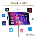32 Inch Portable Smart TV LCD Touch Screen Wireless Rechargeable Long Battery Life Interactive Monitor for Home Travel