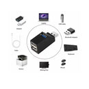 USB 3.0 HUB Adapter Extender Mini Splitter Box 1 to 3 Ports High Speed USB 2.0 For PC Laptop U Disk Card Reader