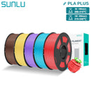 SUNLU 5KG Pla Plus 3D Filament PLA+ 1.75mm Neatly Wound Good Toughness Colorful Printer Filaments for FDM 3D Printing Materials