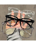 3pcs Unisex Square Frame Blue Light Blocking Glasses - Stylish Campus Look, Face-Flattering Optical Eyewear
