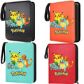 Pokémon Trading Card Binder — Charizard & Pikachu Zipper Collection Album