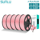 SUNLU 5KG Pla Plus 3D Filament PLA+ 1.75mm Neatly Wound Good Toughness Colorful Printer Filaments for FDM 3D Printing Materials