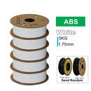 KINGROON 3D Printer Filament PLA PETG TPU ABS 5KG Bundle Black White Gray 1.75mm No Bubbles Plastic 5 Roll 1kg, Random Spool