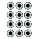 24pcs/bag 14mm Eyes Chips Suitable for Blythe Doll Super Thin Pupil Glass Cabochons DIY Accessories Bulk Items H213