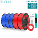 SUNLU 5KG Pla Plus 3D Filament PLA+ 1.75mm Neatly Wound Good Toughness Colorful Printer Filaments for FDM 3D Printing Materials