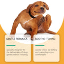 Dog Ear Care Drops Relieve Itching Dandruff Reduce Odor Anti-Fungals Earwax Remover No Irritating Pet Ear Cleaner Liquid 60ml