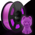 DIY Christmas Gift, 1.75mm PLA Luminous 3D Printer Filament, 200g(0.44L）Spool, Glow in the Dark, for Most FDM Printers