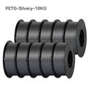 KINGROON 22LBS PETG or PLA Filament 3D Printer Filament 10 Rolls 1KG 1.75MM Eco-Friendly Good Toughness Mix Color Free Shipping