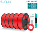 SUNLU 5KG Pla Plus 3D Filament PLA+ 1.75mm Neatly Wound Good Toughness Colorful Printer Filaments for FDM 3D Printing Materials