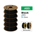 KINGROON 3D Printer Filament PLA PETG TPU ABS 5KG Bundle Black White Gray 1.75mm No Bubbles Plastic 5 Roll 1kg, Random Spool