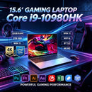 New 15.6" Laptop Intel Core I9-10980HK 32GB DDR4 2TB M.2 SSD Win11 Pro Fingerprint Unlock WiFi6 BT5.2 4K HD Gaming Ultrabook
