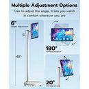 24 Inch Touch Screen Gaming Monitor Portable Android Smart TV Mobile Display with Stand for Home Office Entertainment Use