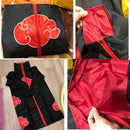 Akatsuki Red Cloud Cosplay Robe Set – Adult & Kids