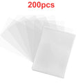 100-600pcs Card Sleeves Hard Soft Card Holder Covered With Protective Filmclear Trading Protectors For Pokmone Football Gamecard