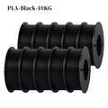 KINGROON 22LBS PETG or PLA Filament 3D Printer Filament 10 Rolls 1KG 1.75MM Eco-Friendly Good Toughness Mix Color Free Shipping