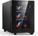 6-Bottle Wine Cooler – 16L Digital Temperature Control