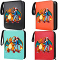 Pokémon Trading Card Binder — Charizard & Pikachu Zipper Collection Album