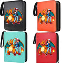 Pokémon Trading Card Binder — Charizard & Pikachu Zipper Collection Album