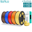 SUNLU 5KG Pla Plus 3D Filament PLA+ 1.75mm Neatly Wound Good Toughness Colorful Printer Filaments for FDM 3D Printing Materials