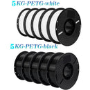 KINGROON 10KG PLA Filament PETG 3D Filament 1.75mm For 3D Printer Filament Bundle Mixed Colors FDM Printing Material Fast Ship