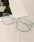 3pcs Unisex Square Frame Blue Light Blocking Glasses - Stylish Campus Look, Face-Flattering Optical Eyewear