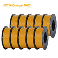 KINGROON 22LBS PETG or PLA Filament 3D Printer Filament 10 Rolls 1KG 1.75MM Eco-Friendly Good Toughness Mix Color Free Shipping