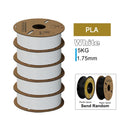 KINGROON 3D Printer Filament PLA PETG TPU ABS 5KG Bundle Black White Gray 1.75mm No Bubbles Plastic 5 Roll 1kg, Random Spool