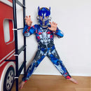 Optimus Prime Muscle Costume for Kids – Padded Transformer Jumpsuit