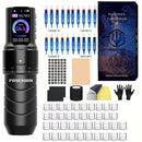 POSEIDON Tattoo Kit Or Tattoo Machnie Professional For Permanent Makeup Tattoo Machine Kit Wireless Power Supply Tattoo Gun Kit
