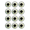 24pcs/bag 14mm Eyes Chips Suitable for Blythe Doll Super Thin Pupil Glass Cabochons DIY Accessories Bulk Items H213