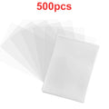 100-600pcs Card Sleeves Hard Soft Card Holder Covered With Protective Filmclear Trading Protectors For Pokmone Football Gamecard